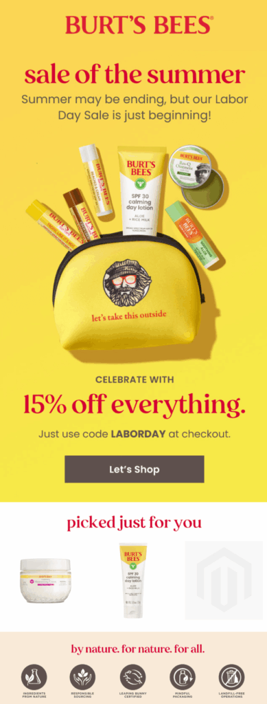 end of summer email example