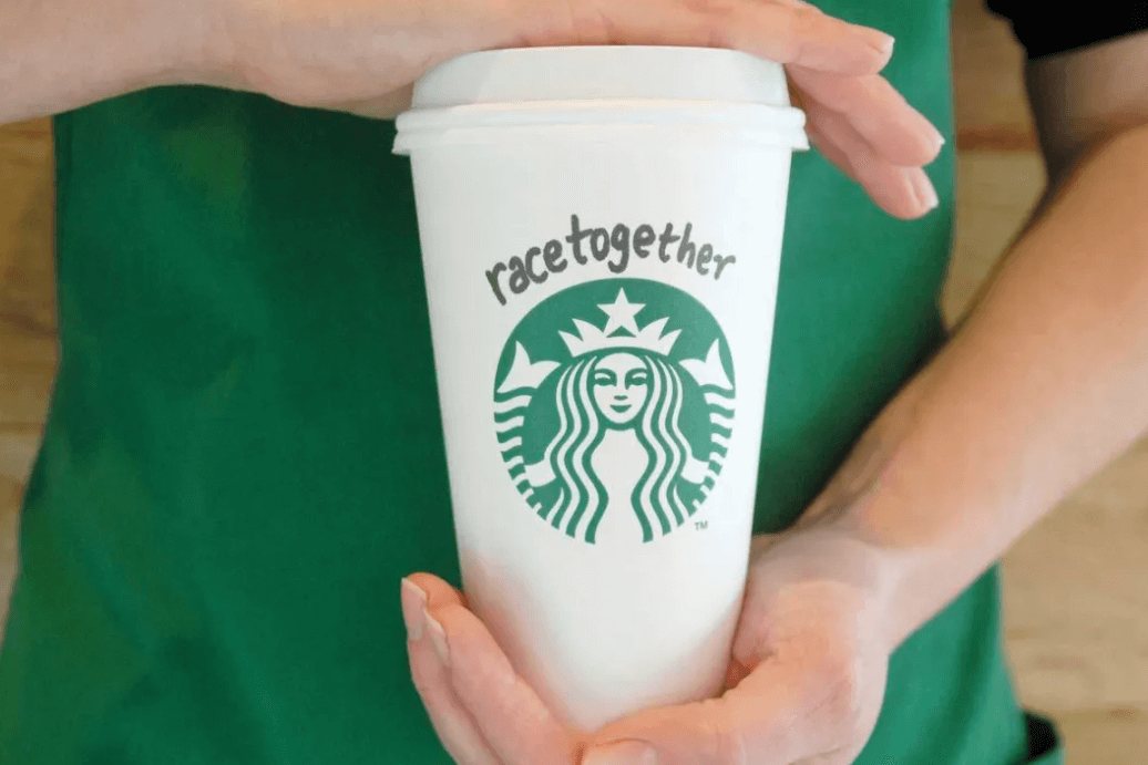 starbucks #racetogether campaign