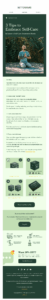 empathetic email example by Better Brand with self-care tips