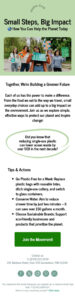 Moosend's email template for nonprofits