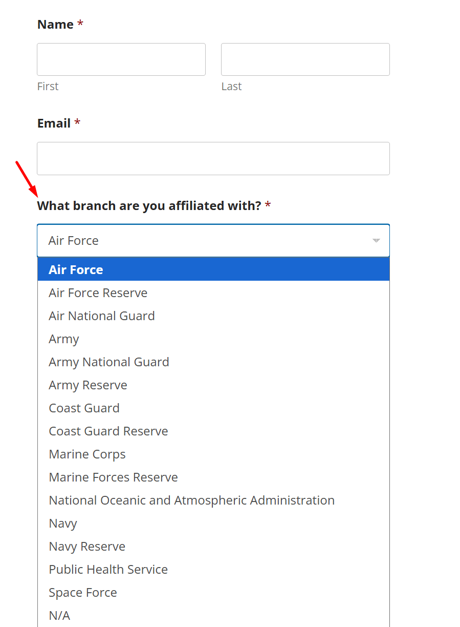 email segmentation for military audience