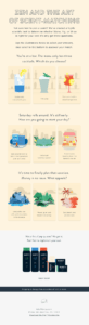 three-step email quiz by Harry's delivering the ideal shower scent