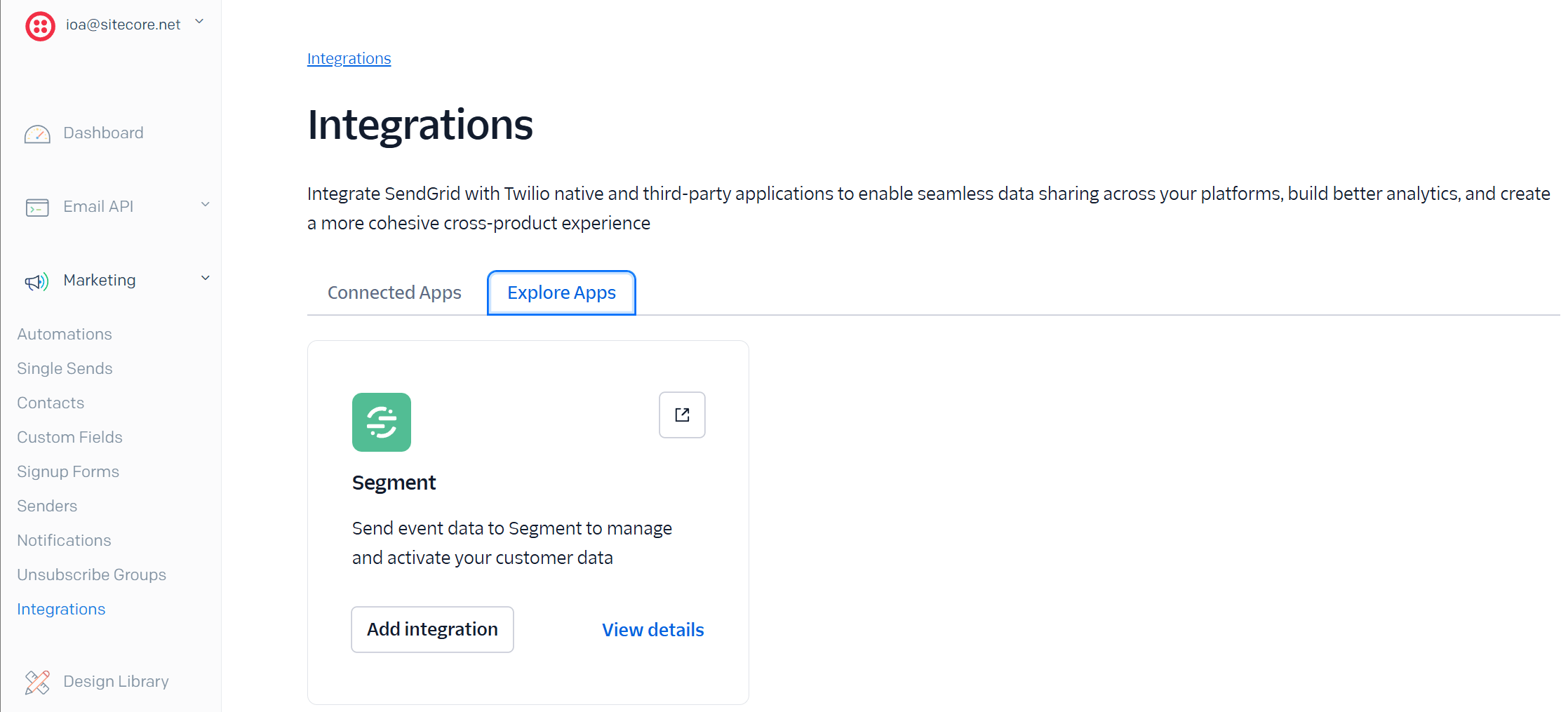 twilio sendgrid integrations
