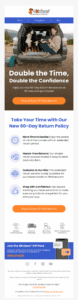 return policy update email by 4Knines