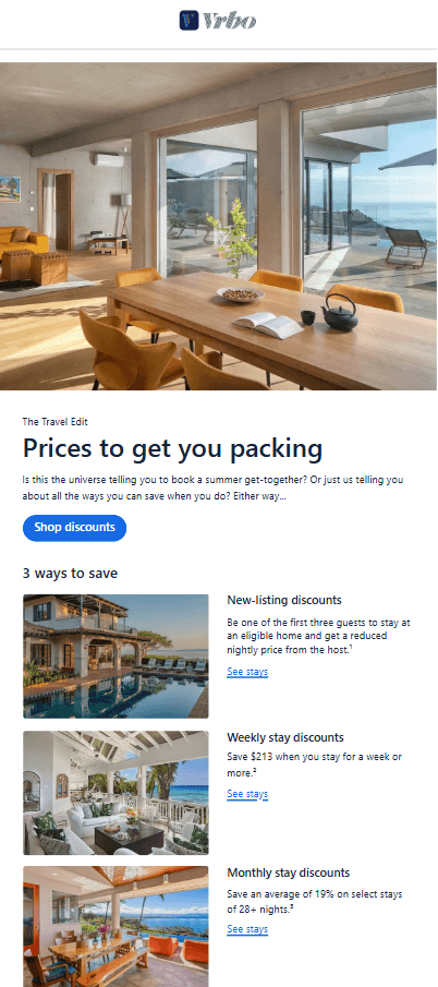 VRBO summer campaign