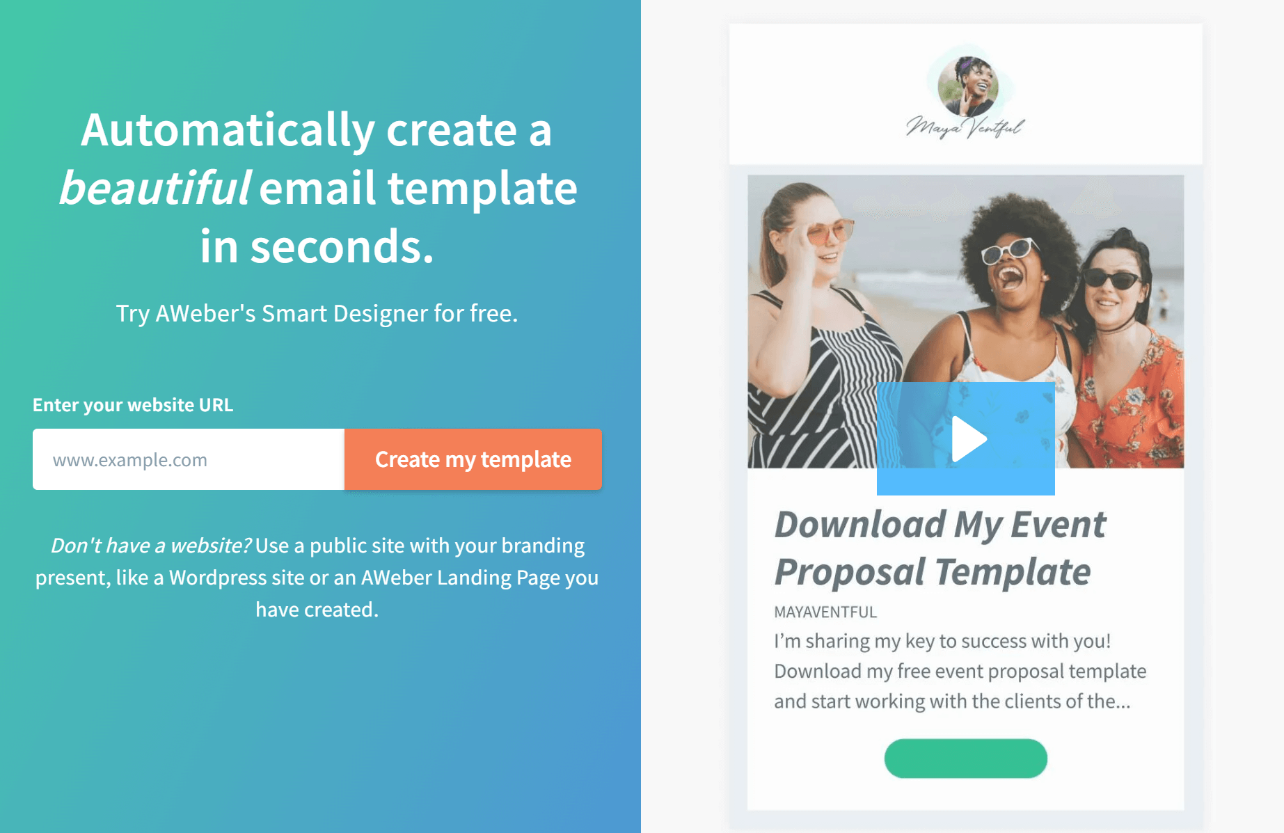aweber smart designer tool