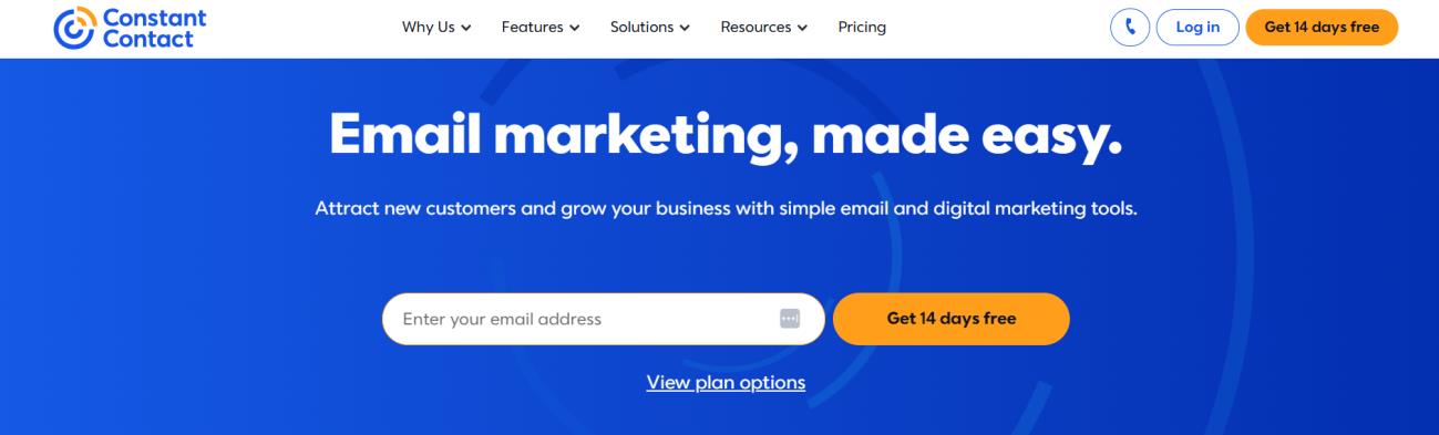 constant contact homepage
