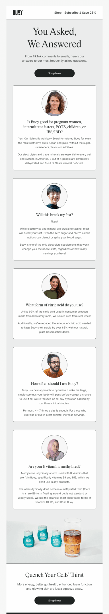 Faq Email Examples Design 7 Educational Email Examples to Engage Your Audience in 2026