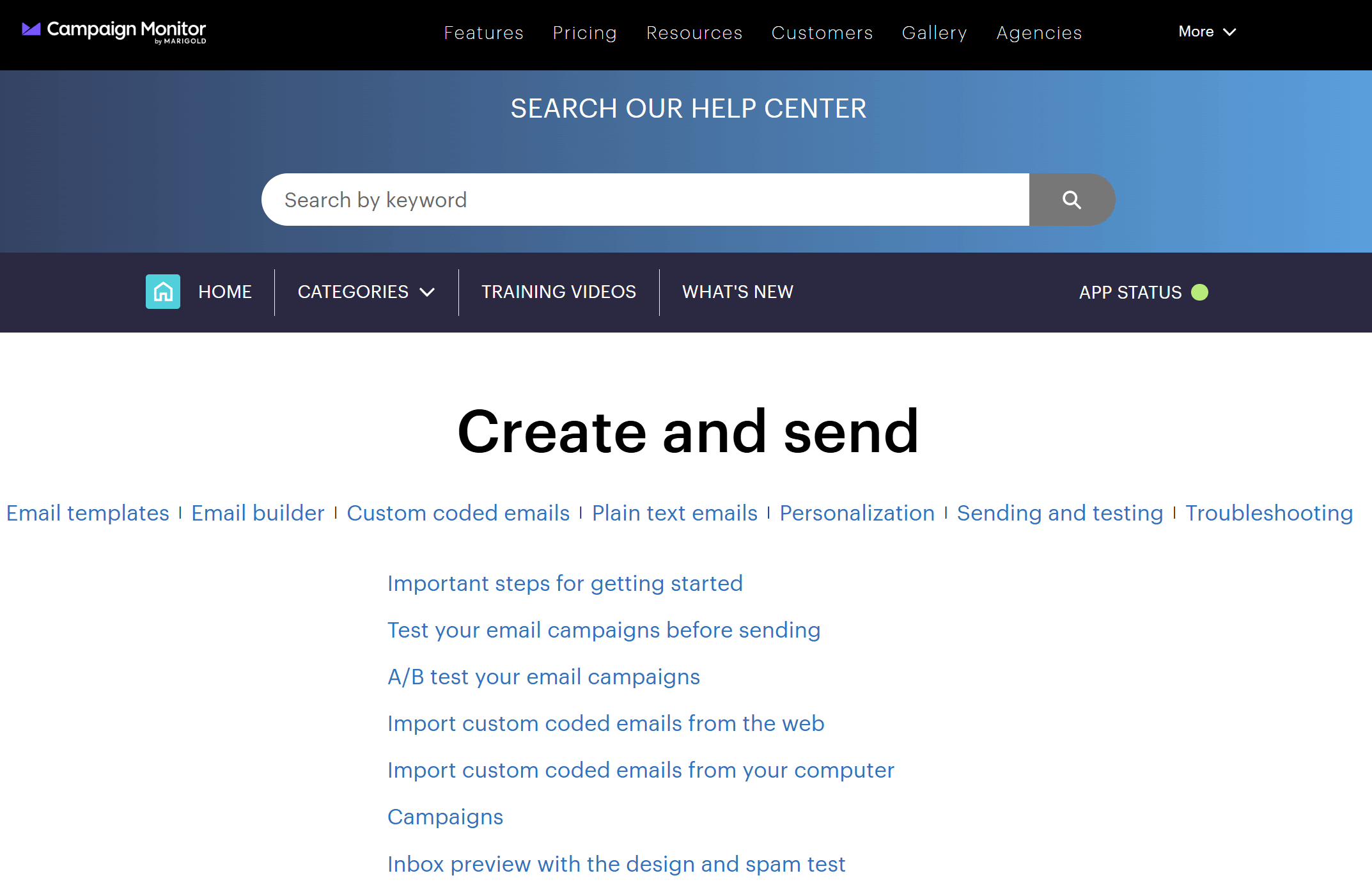 campaign monitor customer support