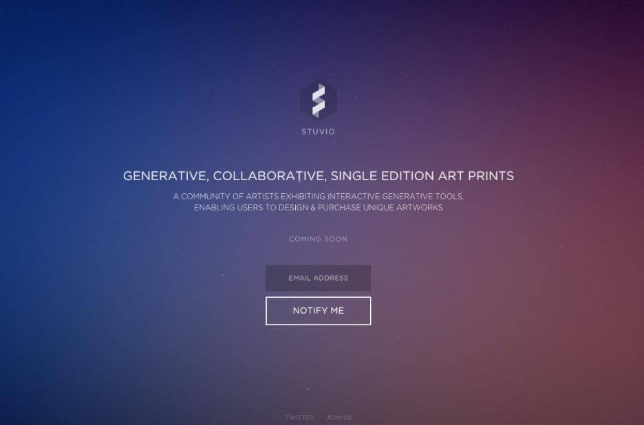 coming soon landing page example