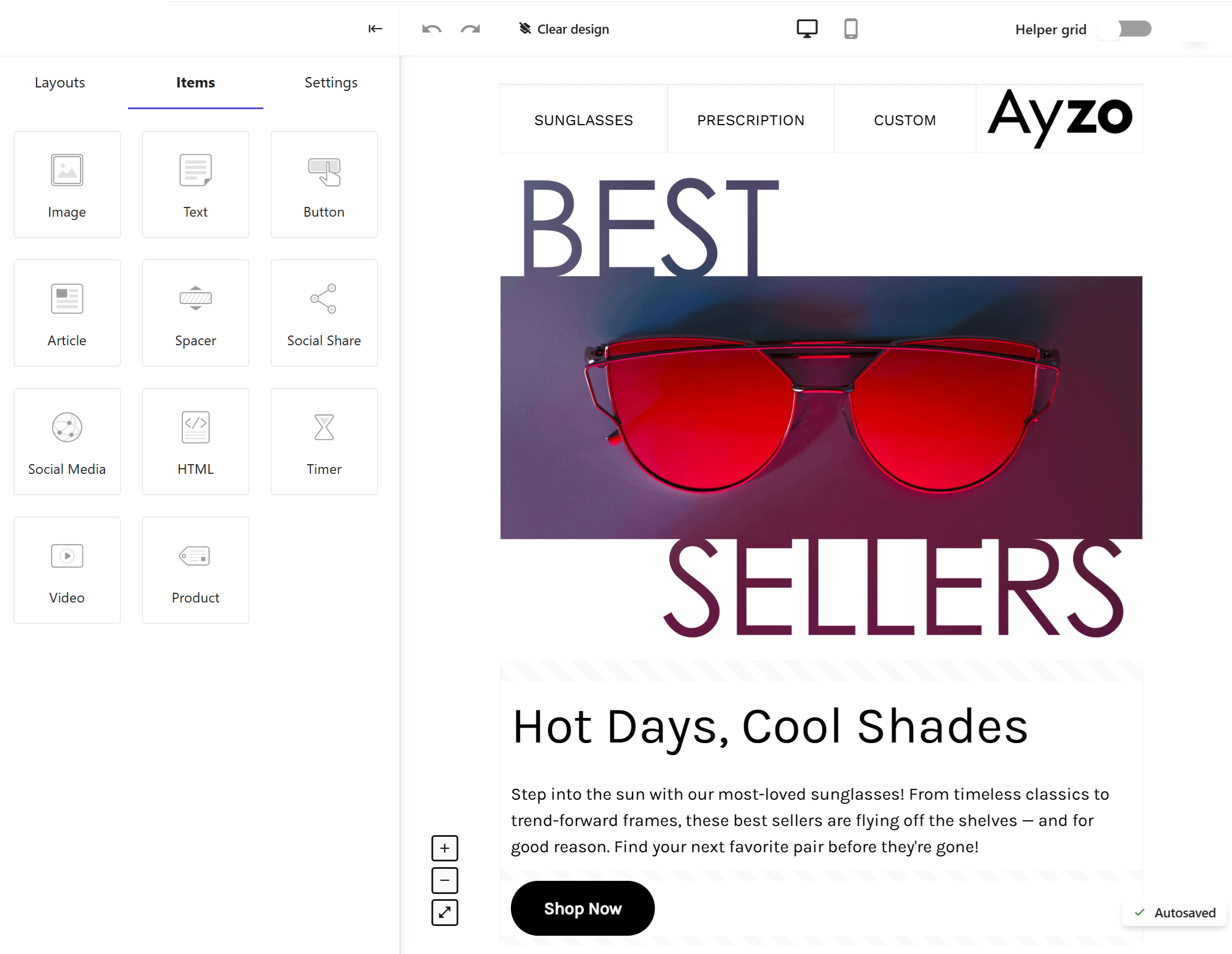 moosend email editor