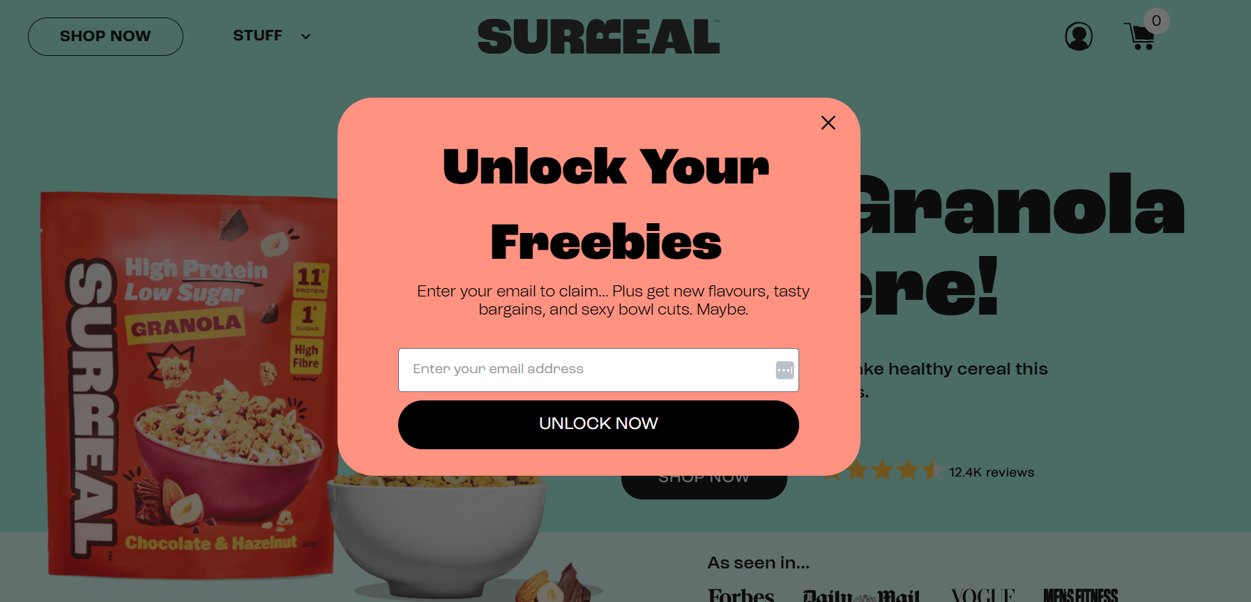 subscription form mistakes surreal second example surreal form second example