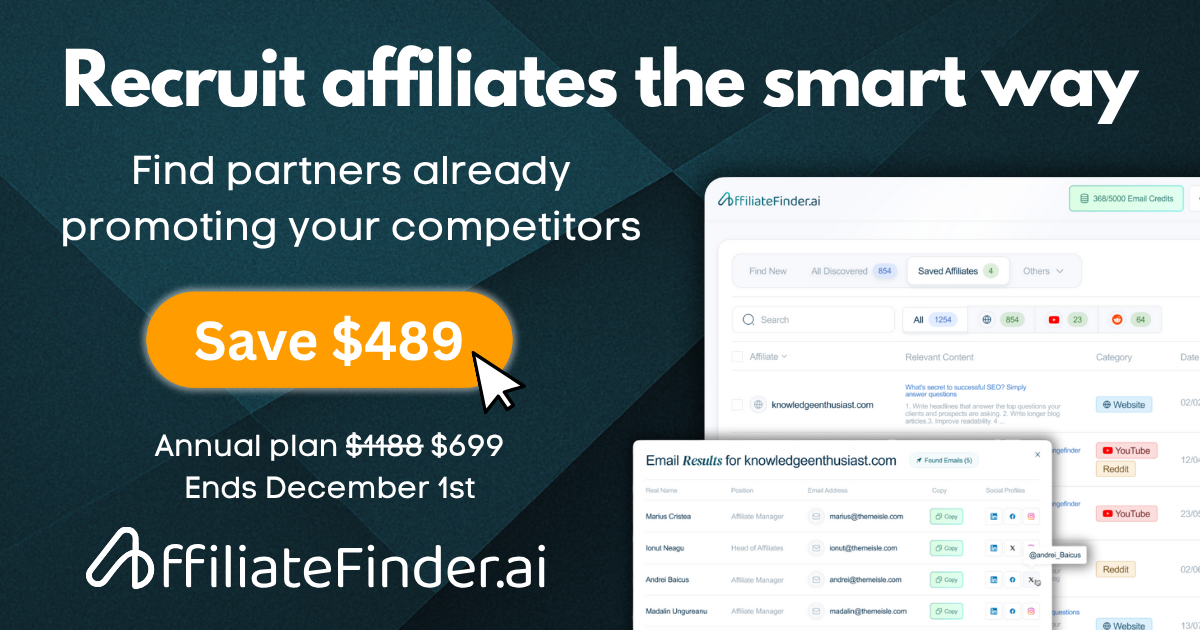affiliatefinder.ai black friday offera affiliatefinder.ai black friday offera