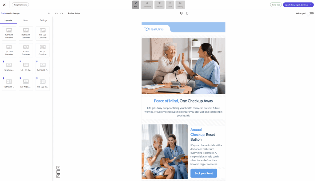 Moosend editor Moosend editor