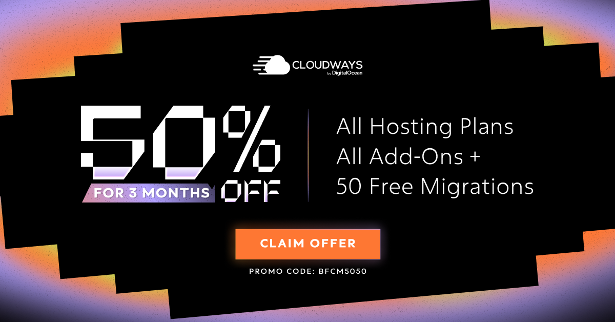 cloudways black friday deal 2025