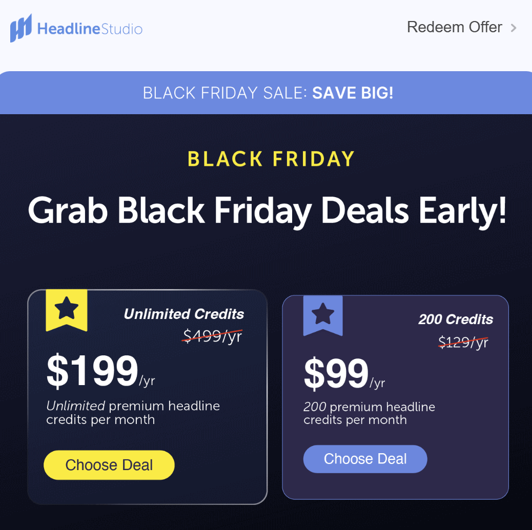 headlinestudio black friday and cyber monday deal headlinestudio black friday and cyber monday deal