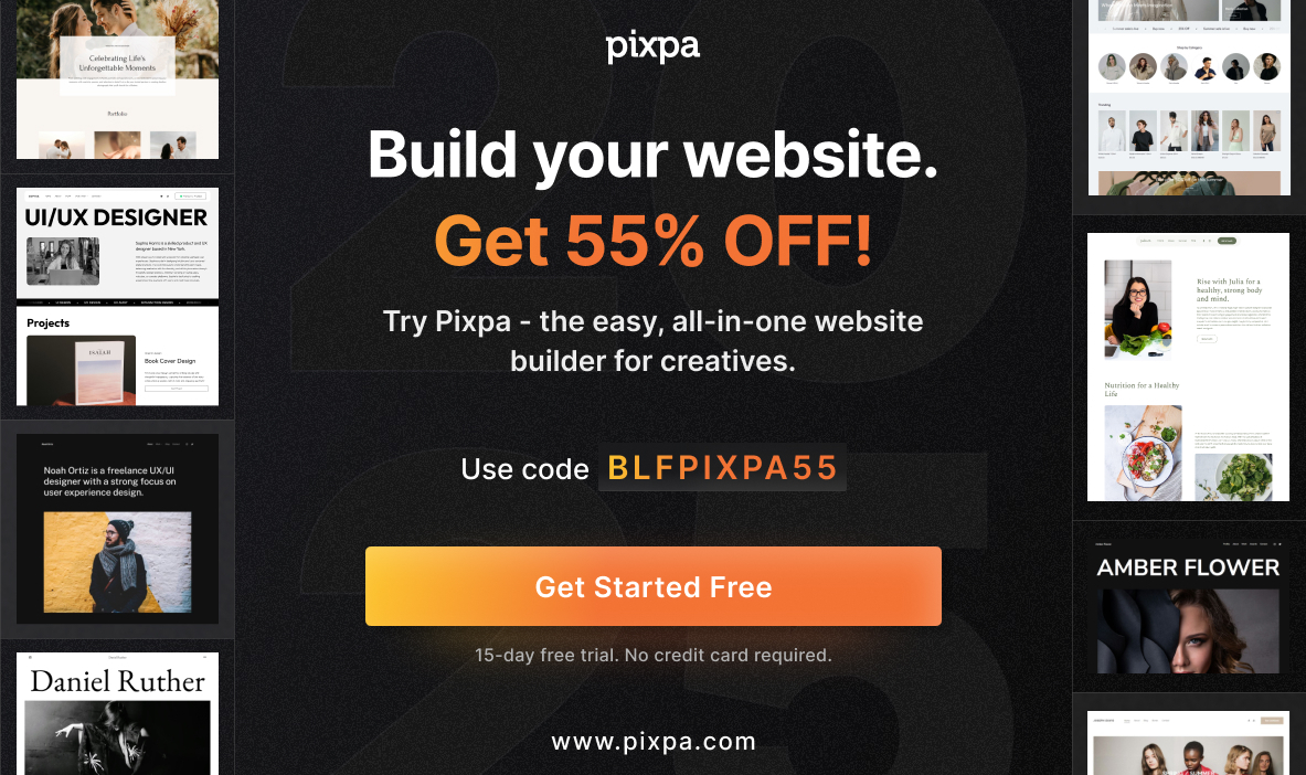 pixpa black friday offer