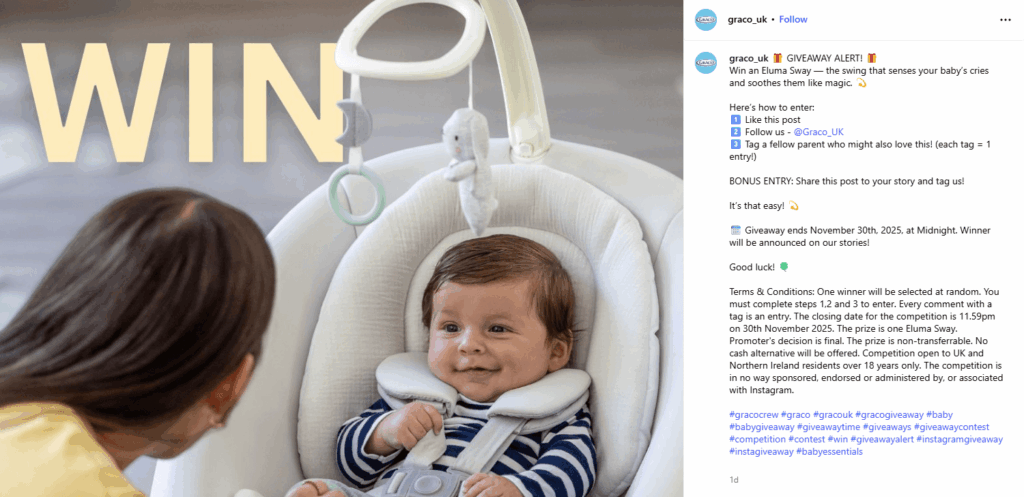 Instagram tag-a-friend giveaway Instagram tag-a-friend giveaway