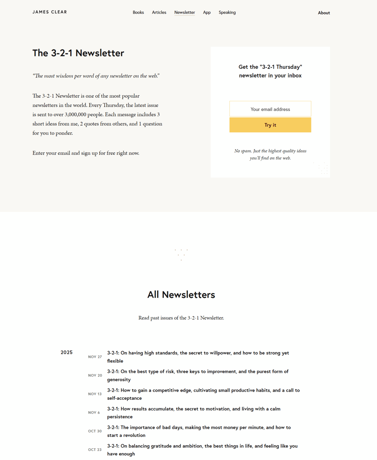 8 Best Newsletter Landing Page Examples & Best Practices [2026]