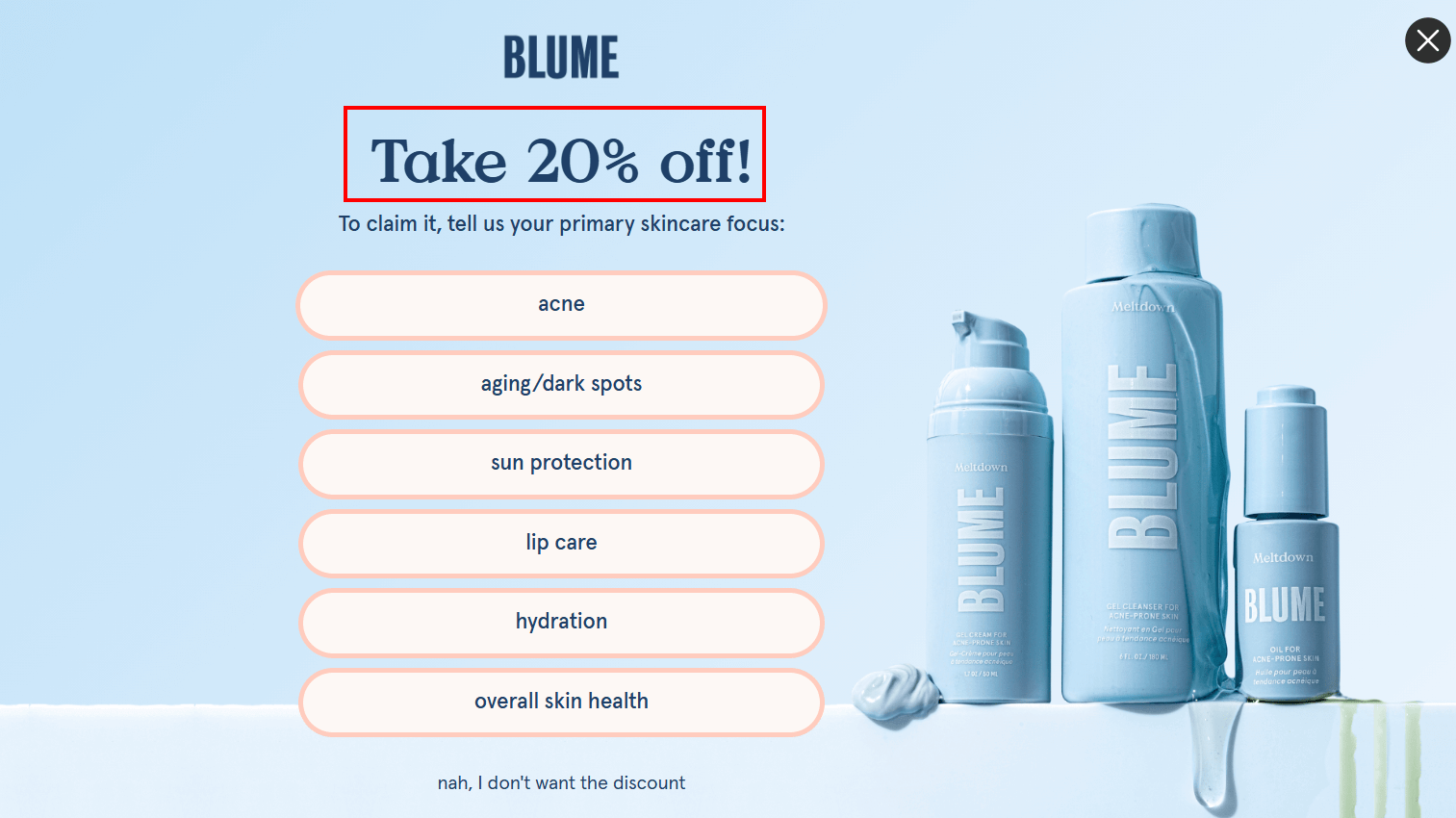 subscription form analytics blume why subscribe form example blume why subscribe form example