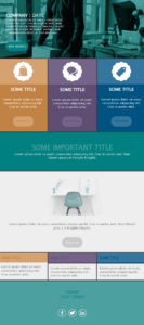 corporate newsletter template by moosend