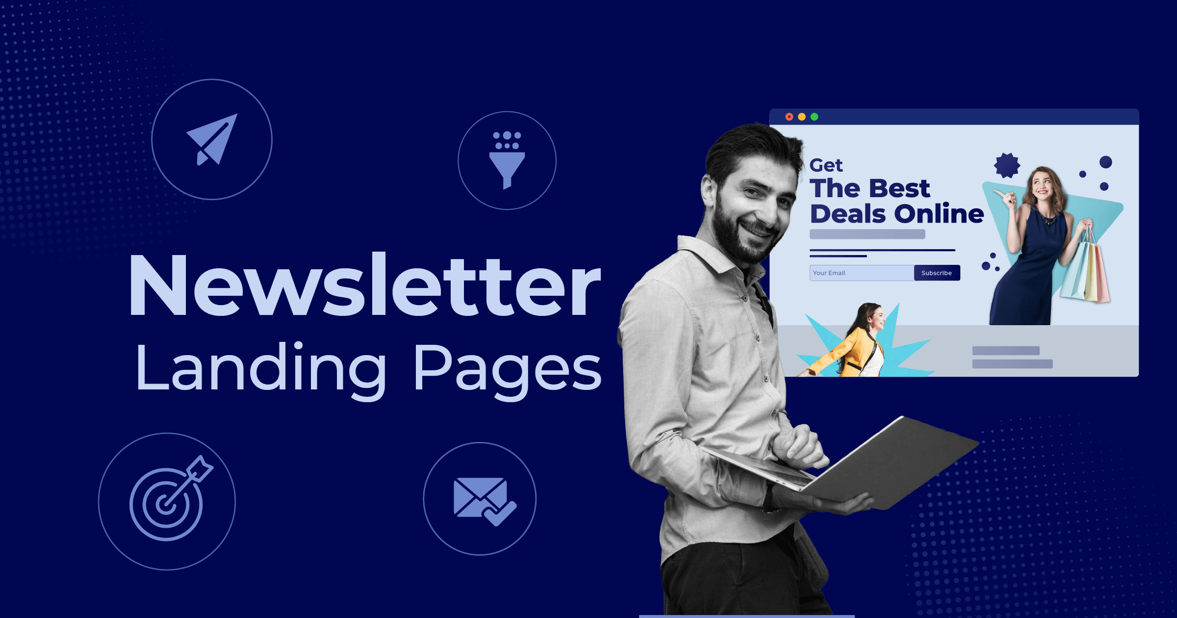 newsletter landing pages