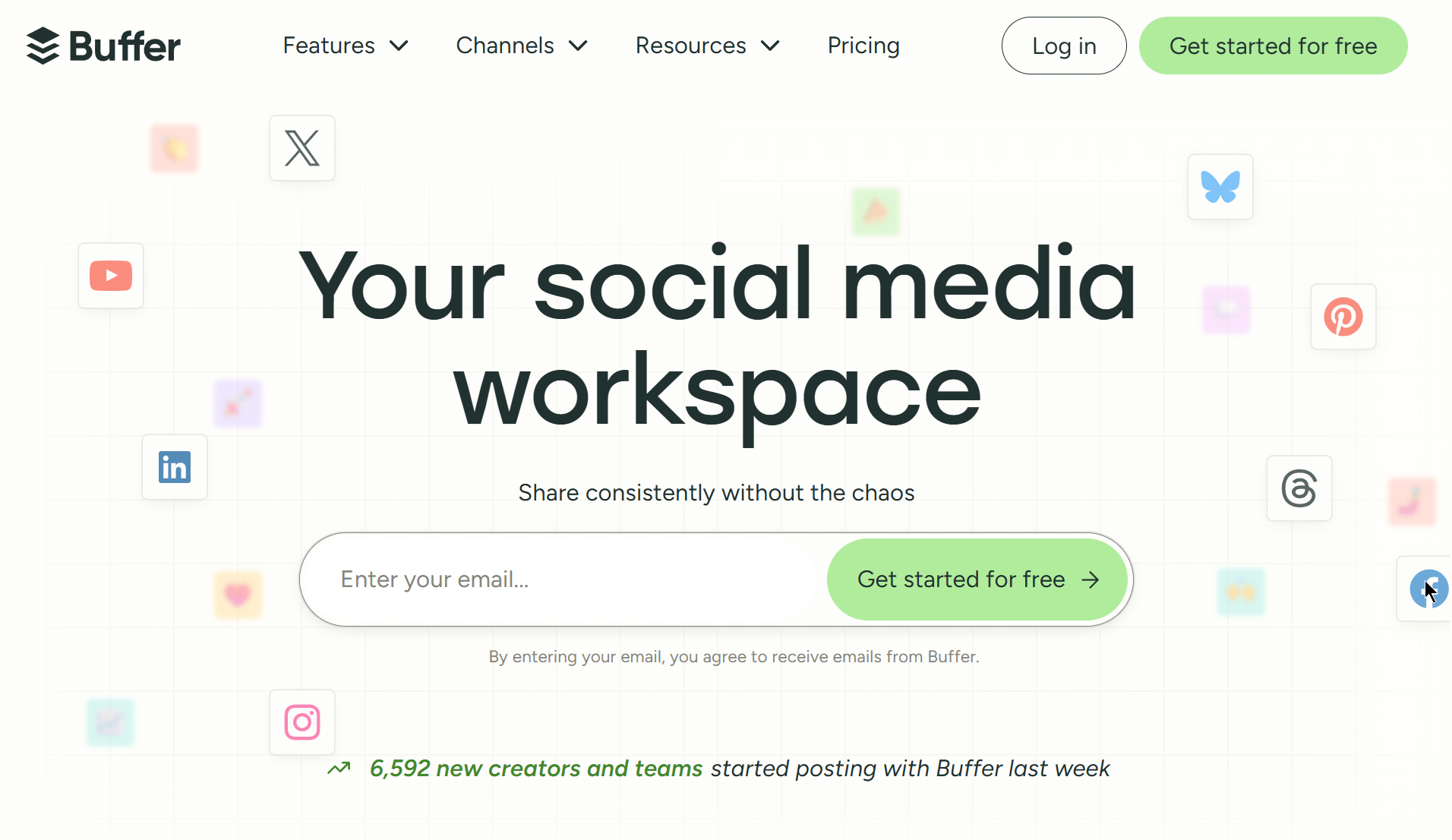 buffer social media management tool