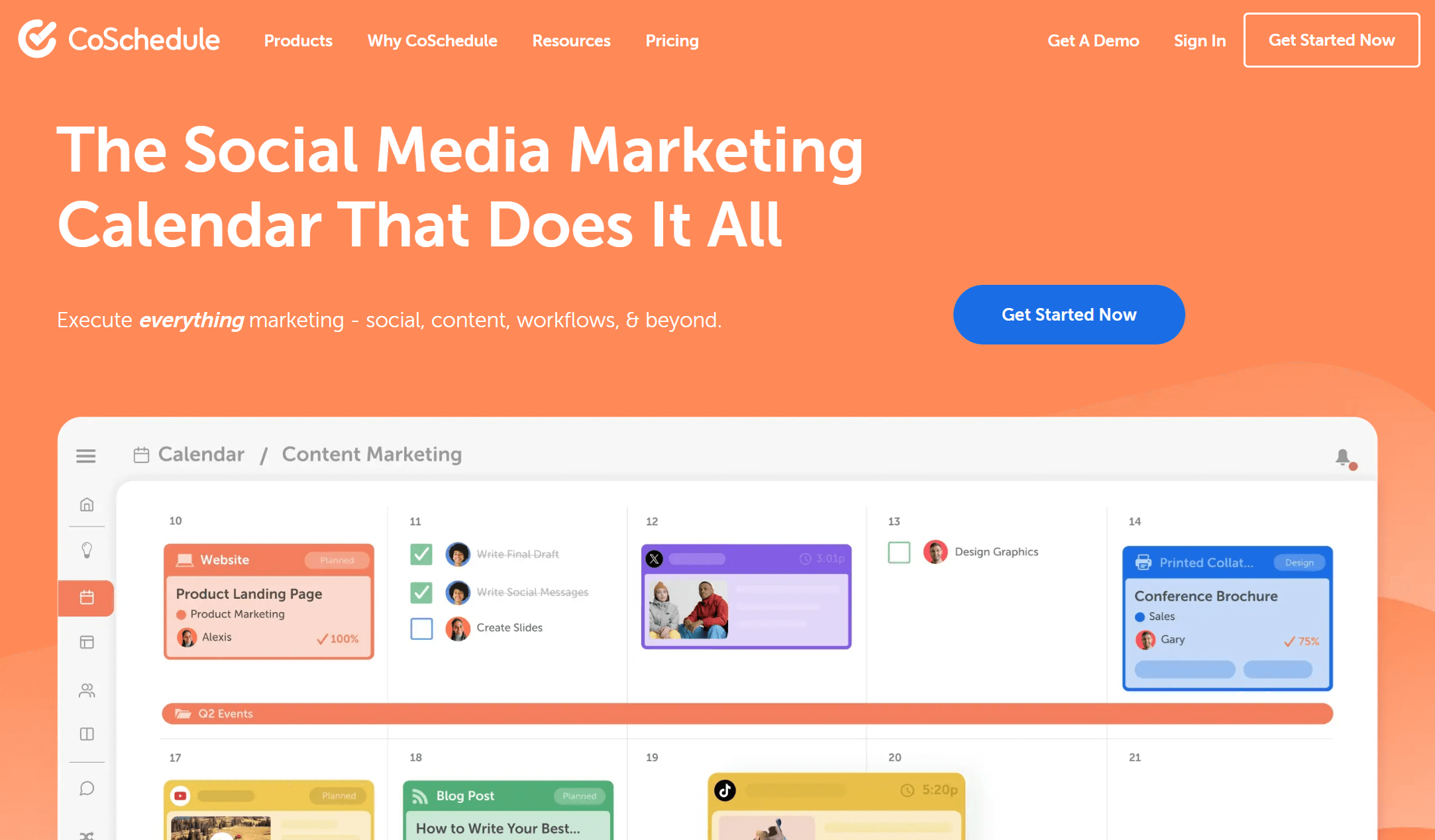 coschedule social media calendar