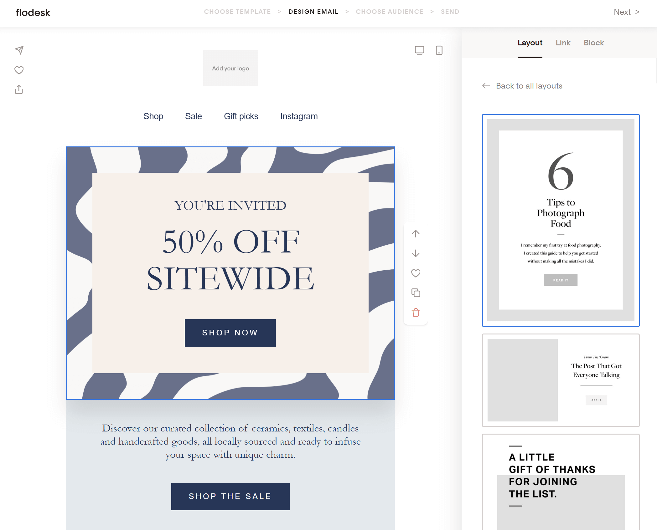 flodesk email builder flodesk email builder
