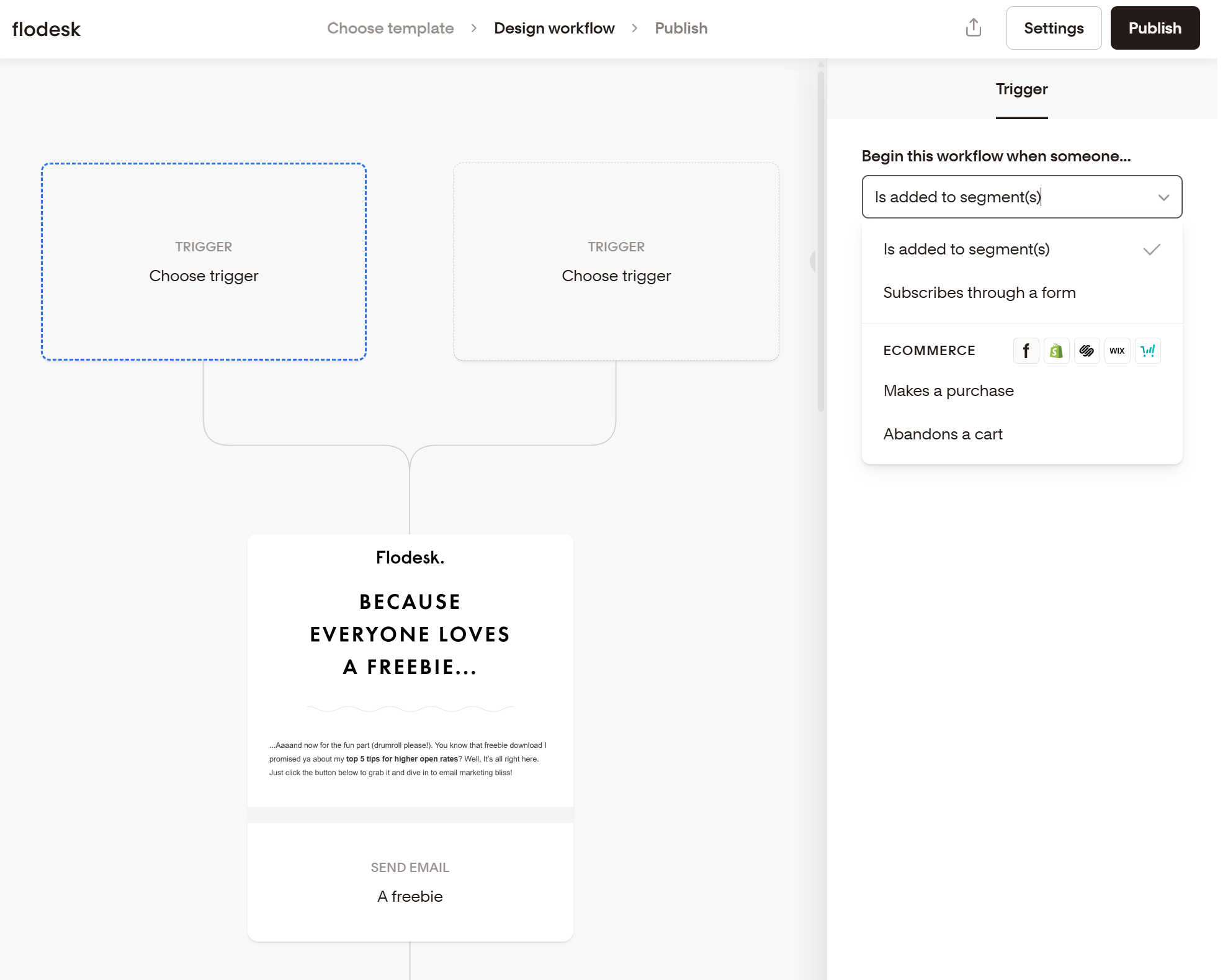 flodesk workflow editing flodesk workflow editing