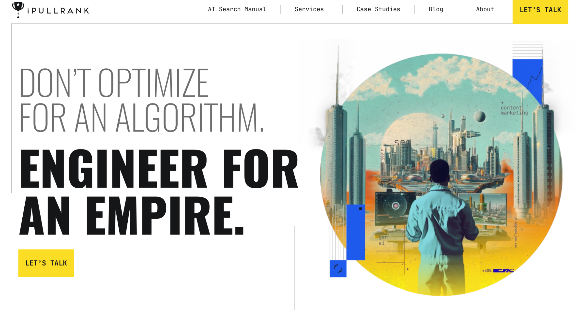 ipullrank aeo agency homepage