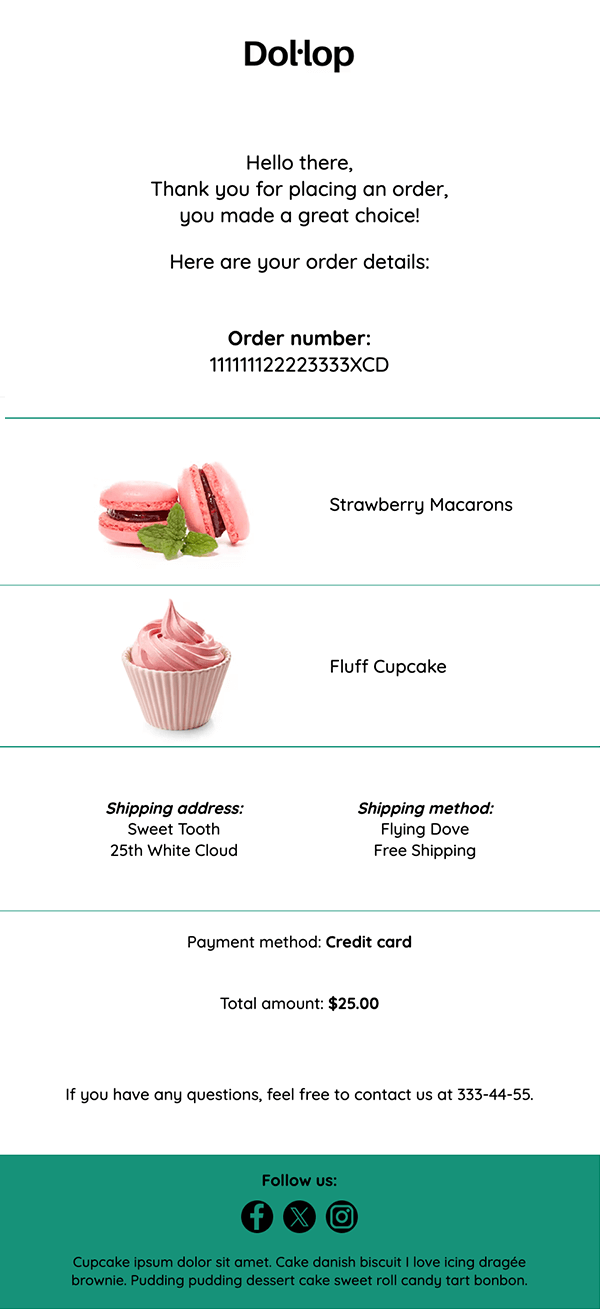 moosend transactional email template