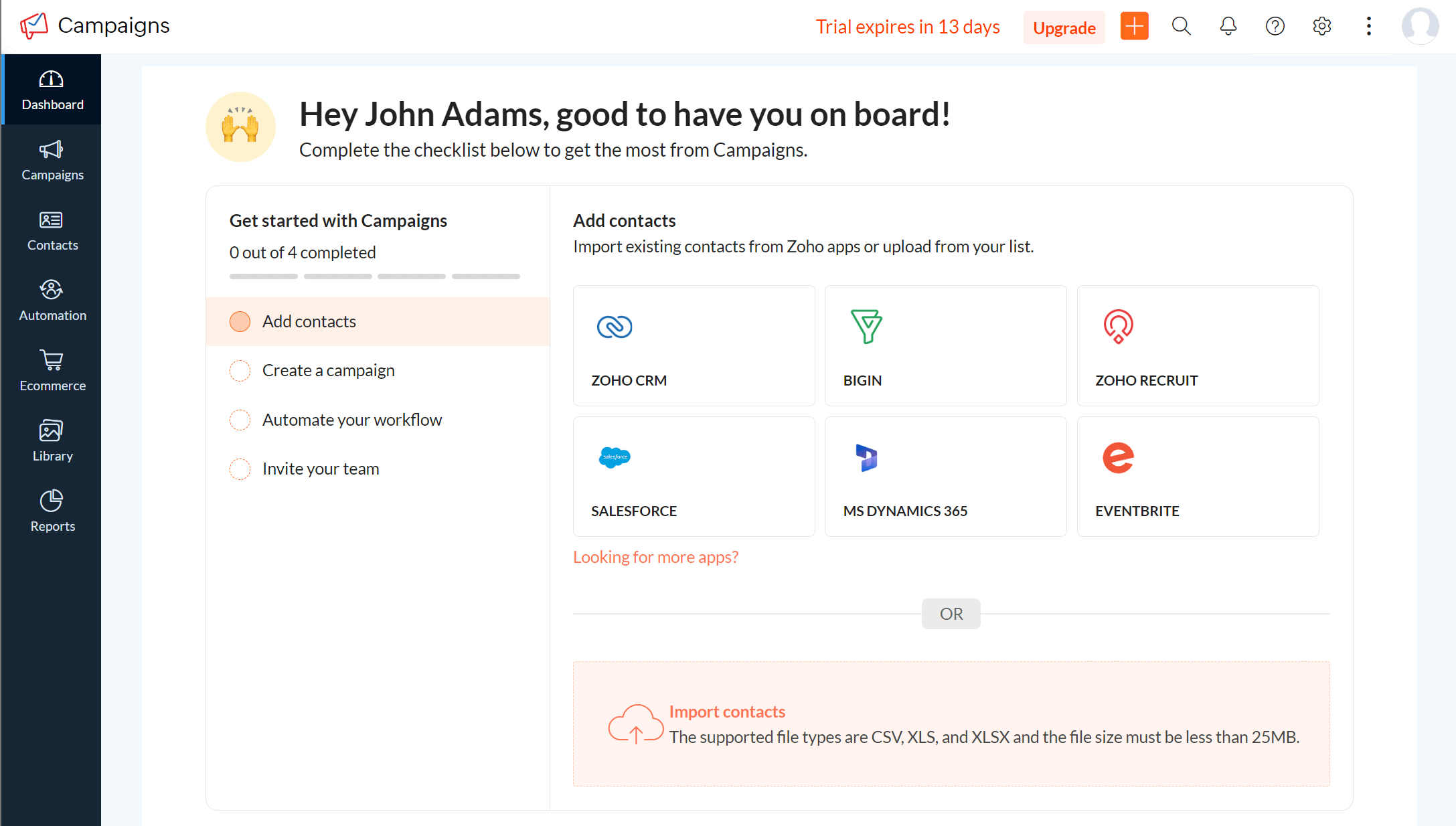 zoho campaigns vs mailchimp