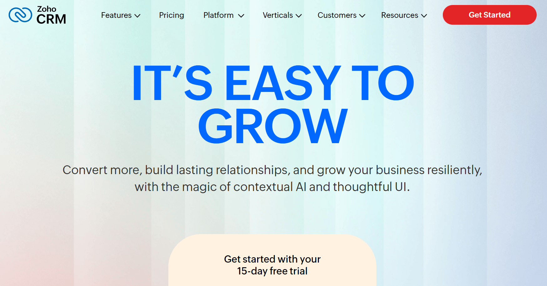 zoho crm marketing tool