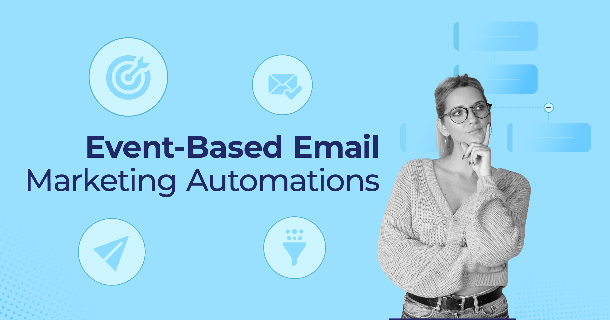 Event based email marketing automation hero image