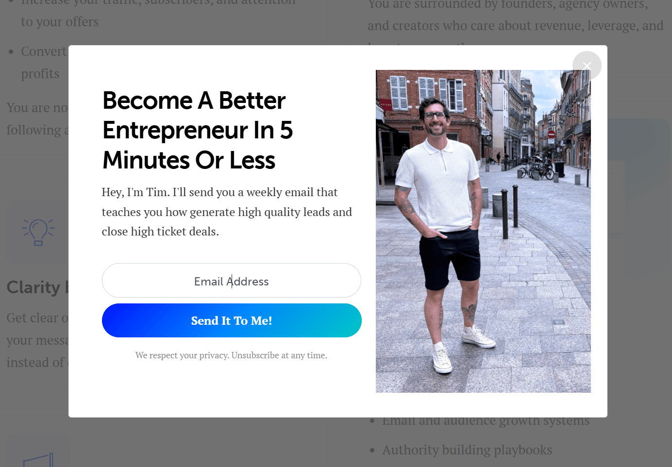 copyblogger newsletter signup form