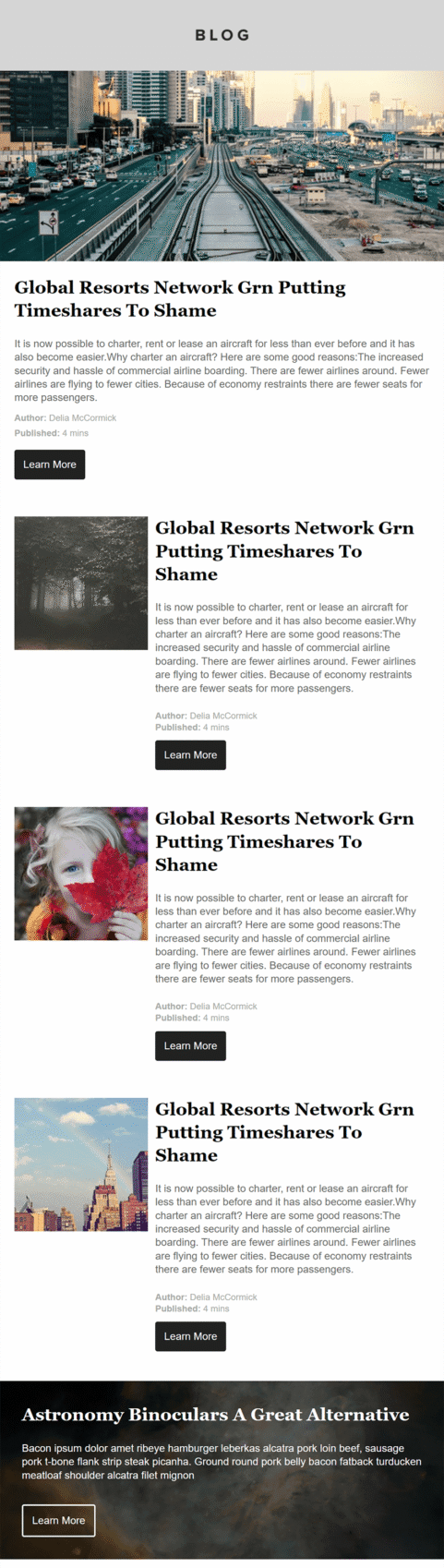 moosend's blog newsletter template moosend's newsletter template for blog updates