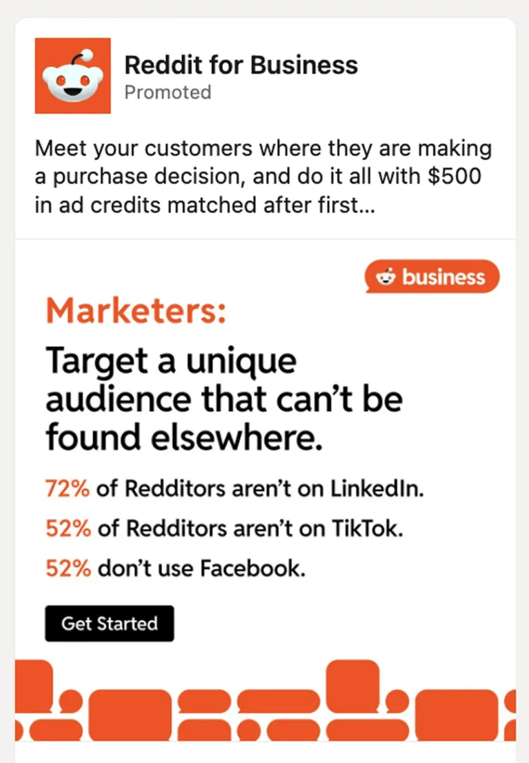 outbound marketing example linkedin ad