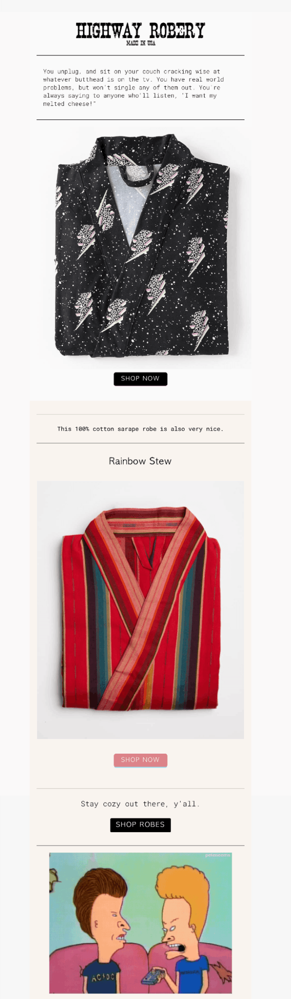 highway robery fashion newsletter example with personality highway robery fashion newsletter example with personality