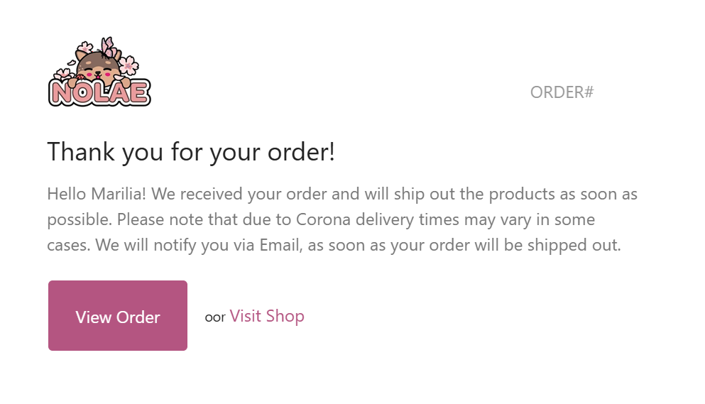 nolae thank you email example
